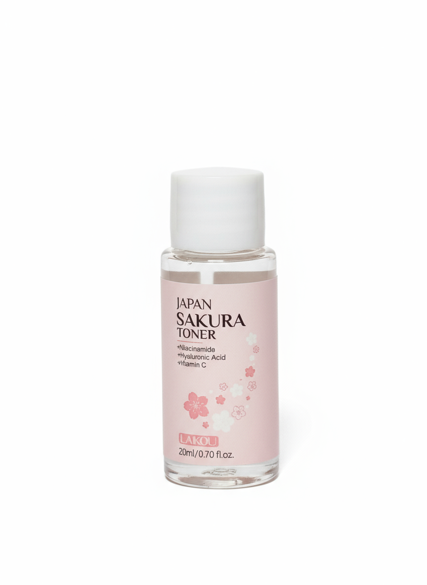 GlowBox Radiance Routine – 4-in-1 Sakura Care Set (MINI KIT)