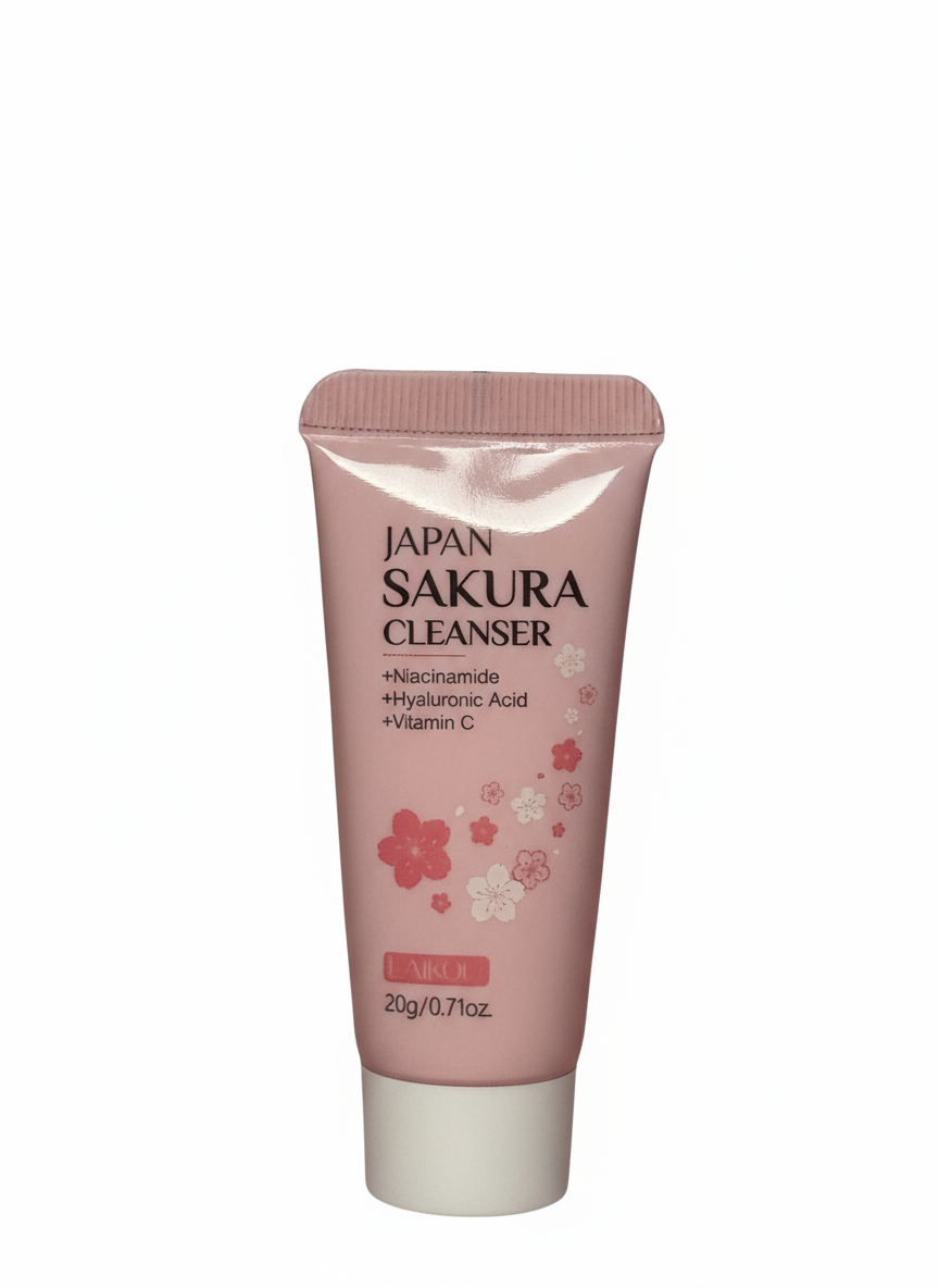 GlowBox Radiance Routine – 4-in-1 Sakura Care Set (MINI KIT)