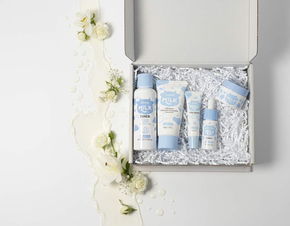 GlowBox Milk Radiance 5-1 Set (COMPLETE  KIT)