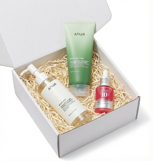 Anua Heartleaf Acne Trio Kit - Complete Pore Care & Cleansing Set